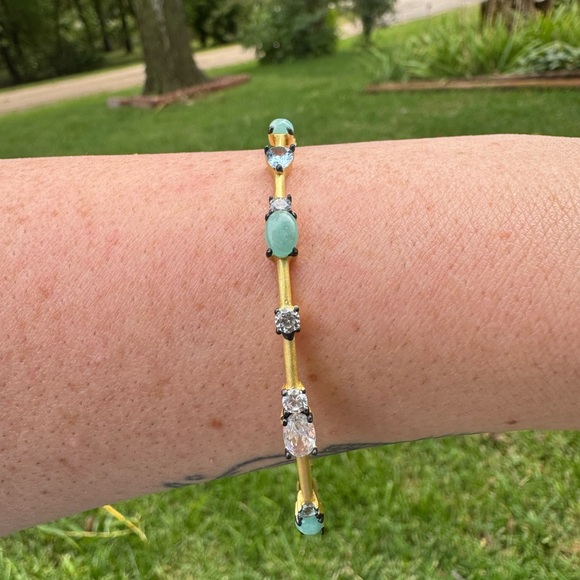 Genuine Stone Freida Rothman Bangle - Picture 4 of 5